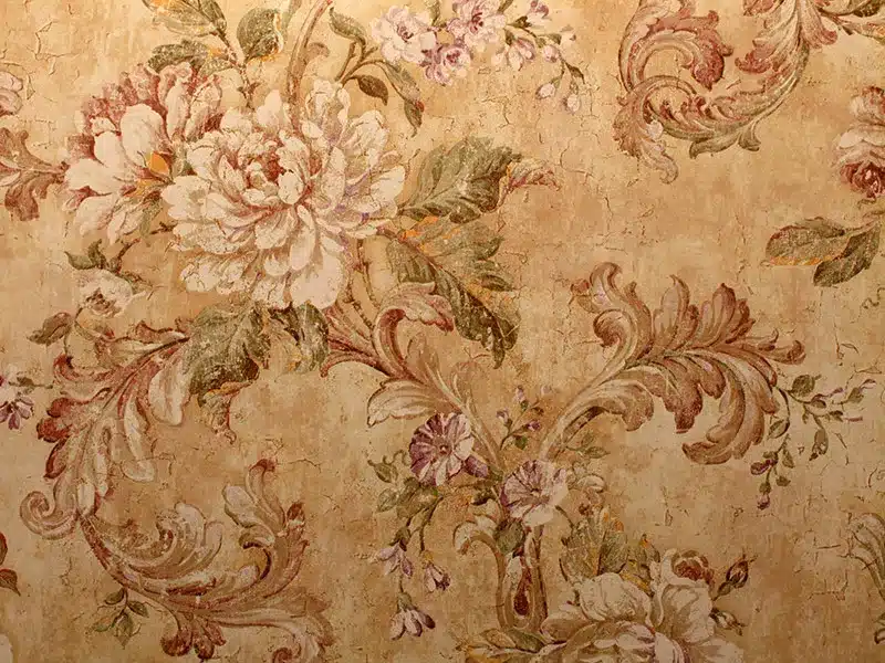 carta-da-parati-floreale-vintage Carta da parati floreale vintage