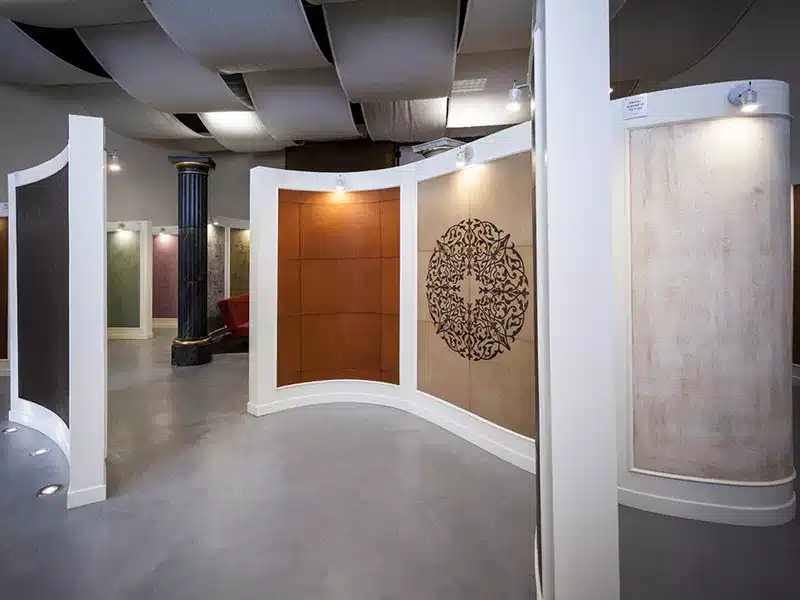 pareti-decorate-nello-showroom-di-arteposa-a-milano Pareti decorate nello showroom di Arteposa a Milano
